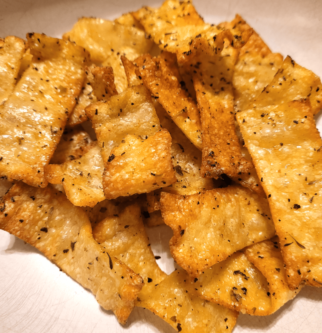 Air Fryer Pasta Chips